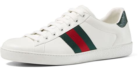 gucci sneakers red and green|gucci red web sneakers.